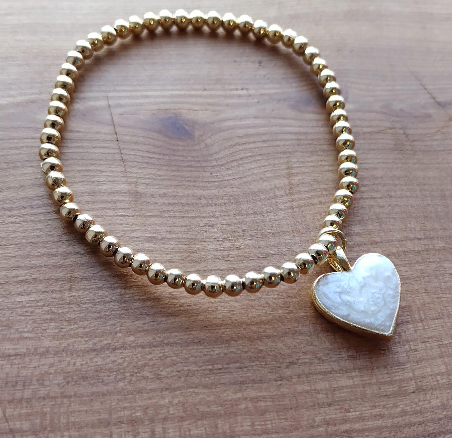 Enamel Heart bracelet