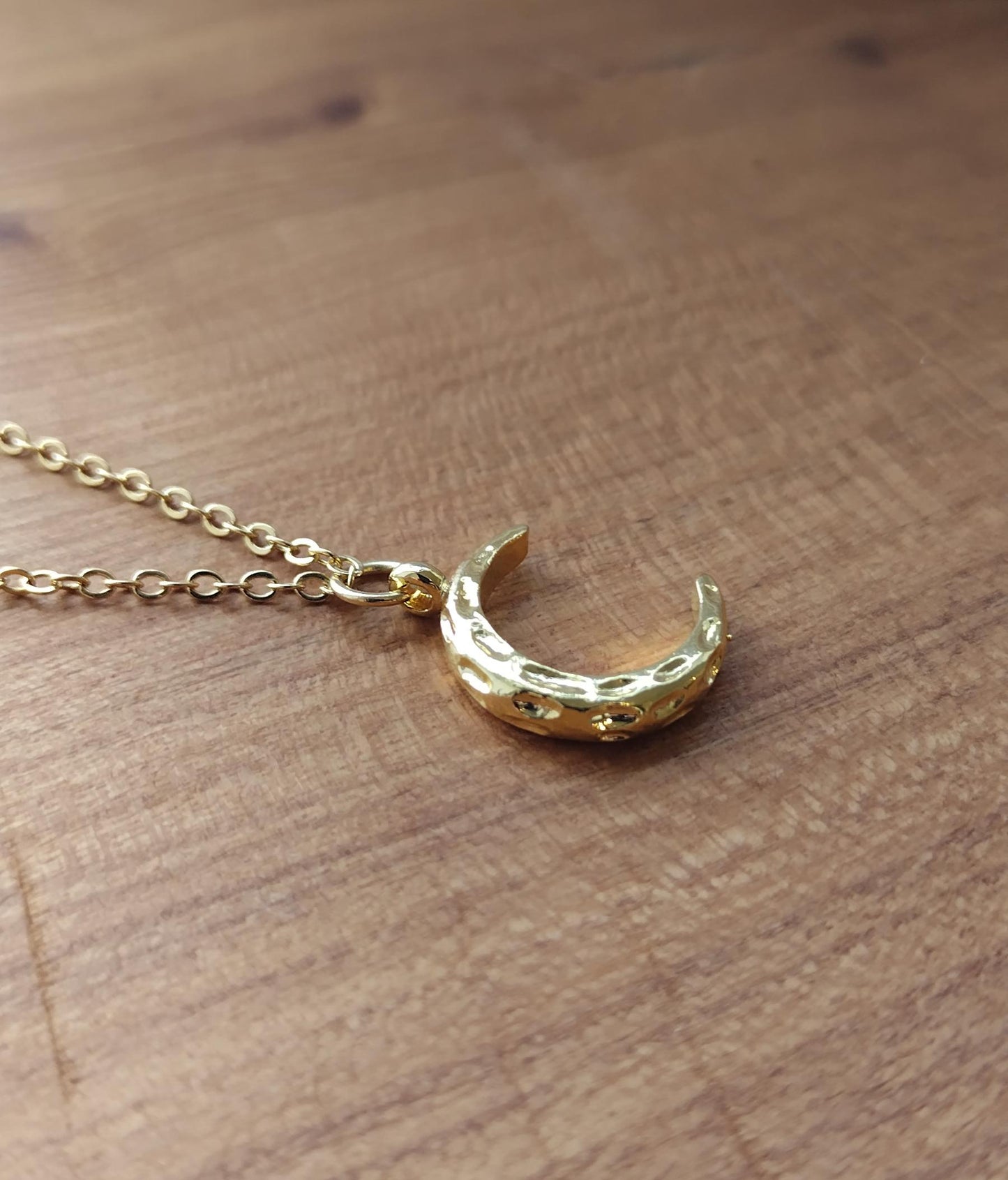 Moon Necklace - 18" Fine Chain